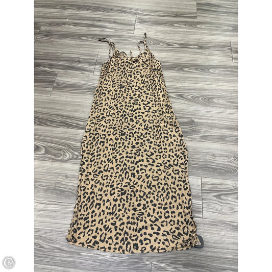 Dress Casual Maxi By Aerie In Animal Print, Size: M