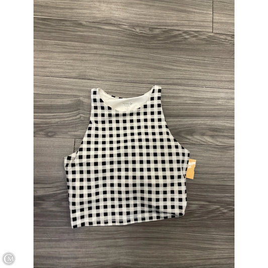 Athletic Tank Top By Old Navy In Plaid Pattern, Size: M