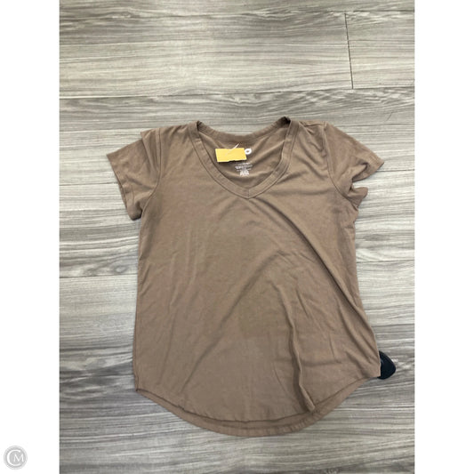 Top Short Sleeve By So In Brown, Size: Xs