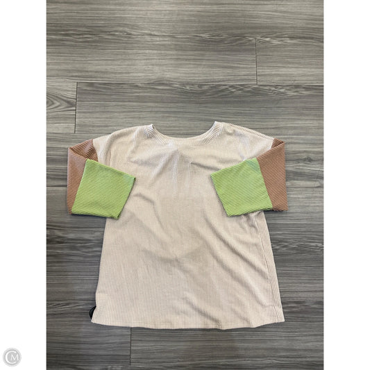 Top Long Sleeve By Clothes Mentor In Brown, Size: L