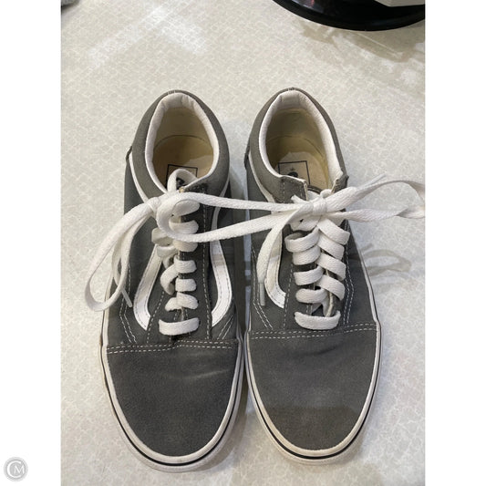 Shoes Sneakers By Vans In Grey, Size: 7.5