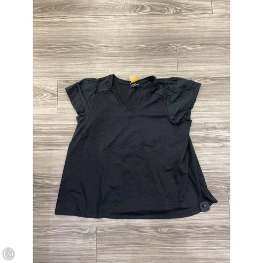 Top Short Sleeve By Lane Bryant In Black, Size: Xl