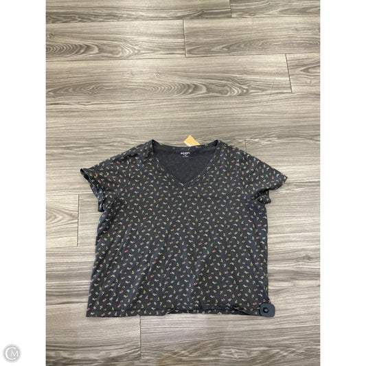Top Short Sleeve By Old Navy In Floral Print, Size: Xl