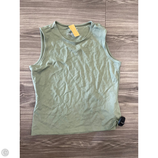Tank Top By Adrienne Vittadini In Green, Size: M