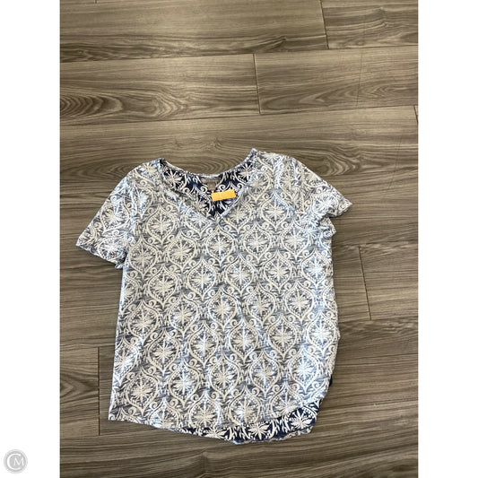 Top Short Sleeve By Falls Creek In Blue, Size: Xl