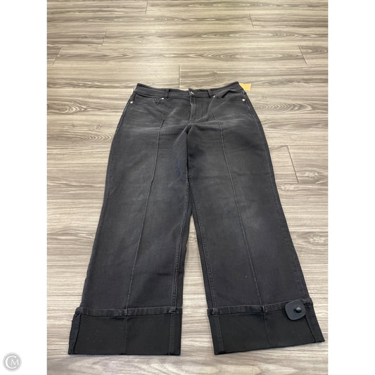Jeans Wide Leg By Dear John In Black, Size: 14
