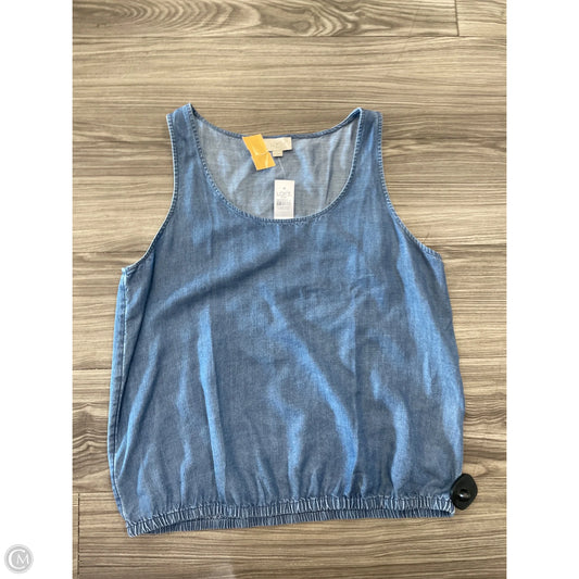 Tank Top By Loft In Blue Denim, Size: L