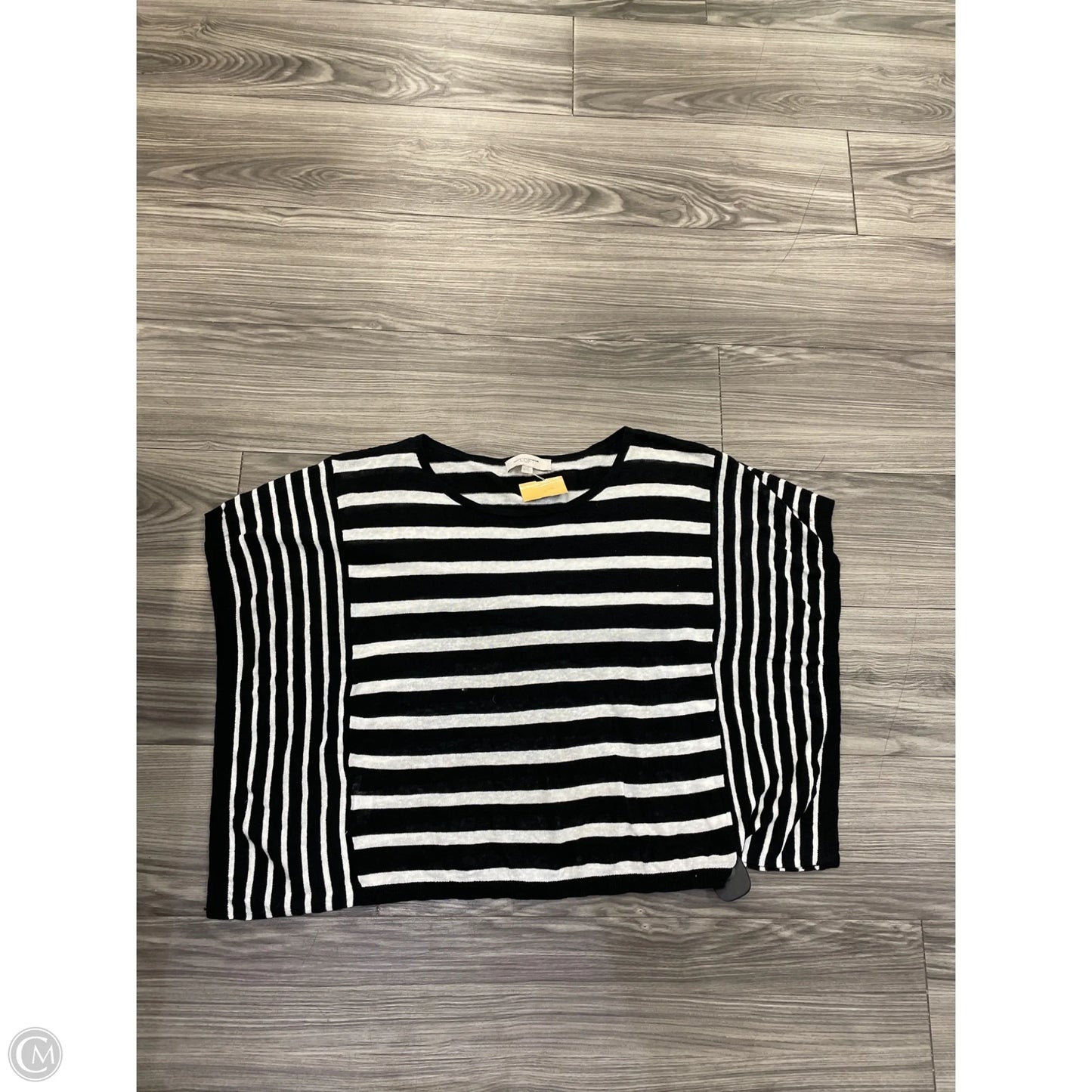 Top Short Sleeve By Loft In Striped Pattern, Size: Xs