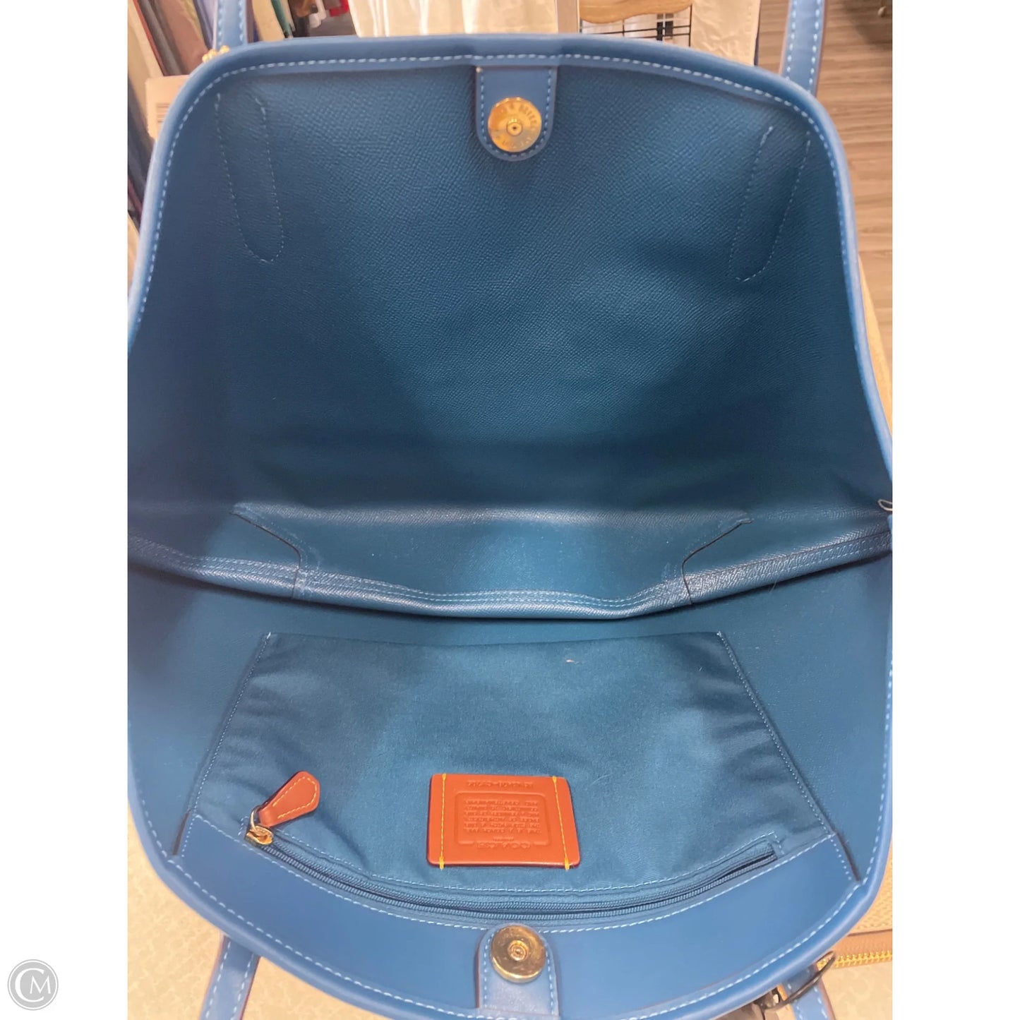 Handbag Designer By Coach, Size: Large