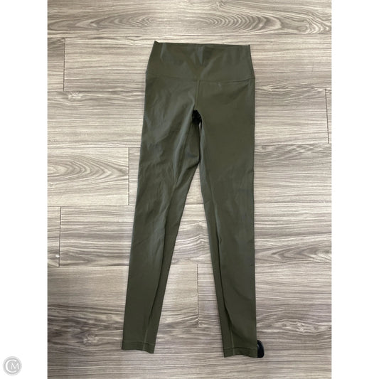 Athletic Leggings By Lululemon In Green, Size: 6