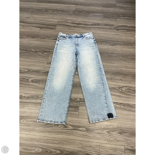 Jeans Wide Leg By No Boundaries In Blue Denim, Size: L