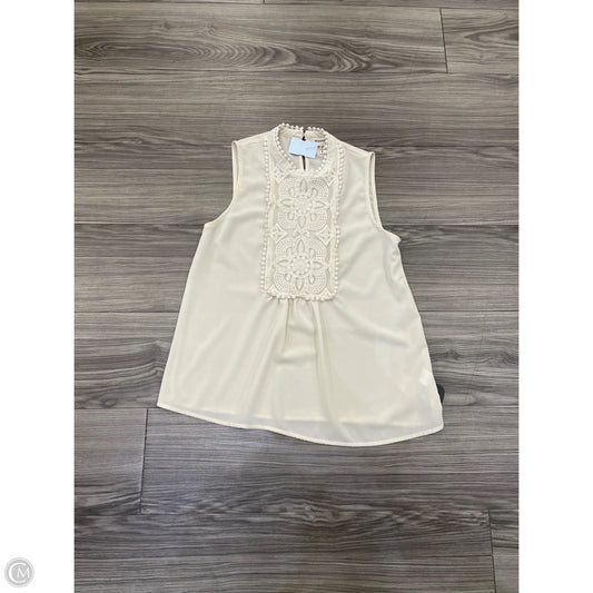 Tank Top By Monteau In Beige, Size: S