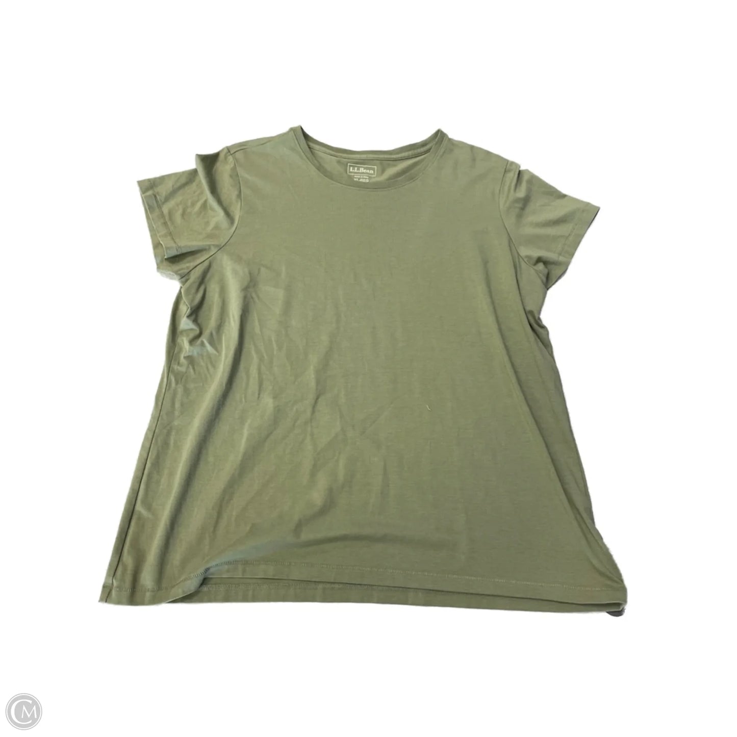 Top Short Sleeve By L.l. Bean In Green, Size: Xl