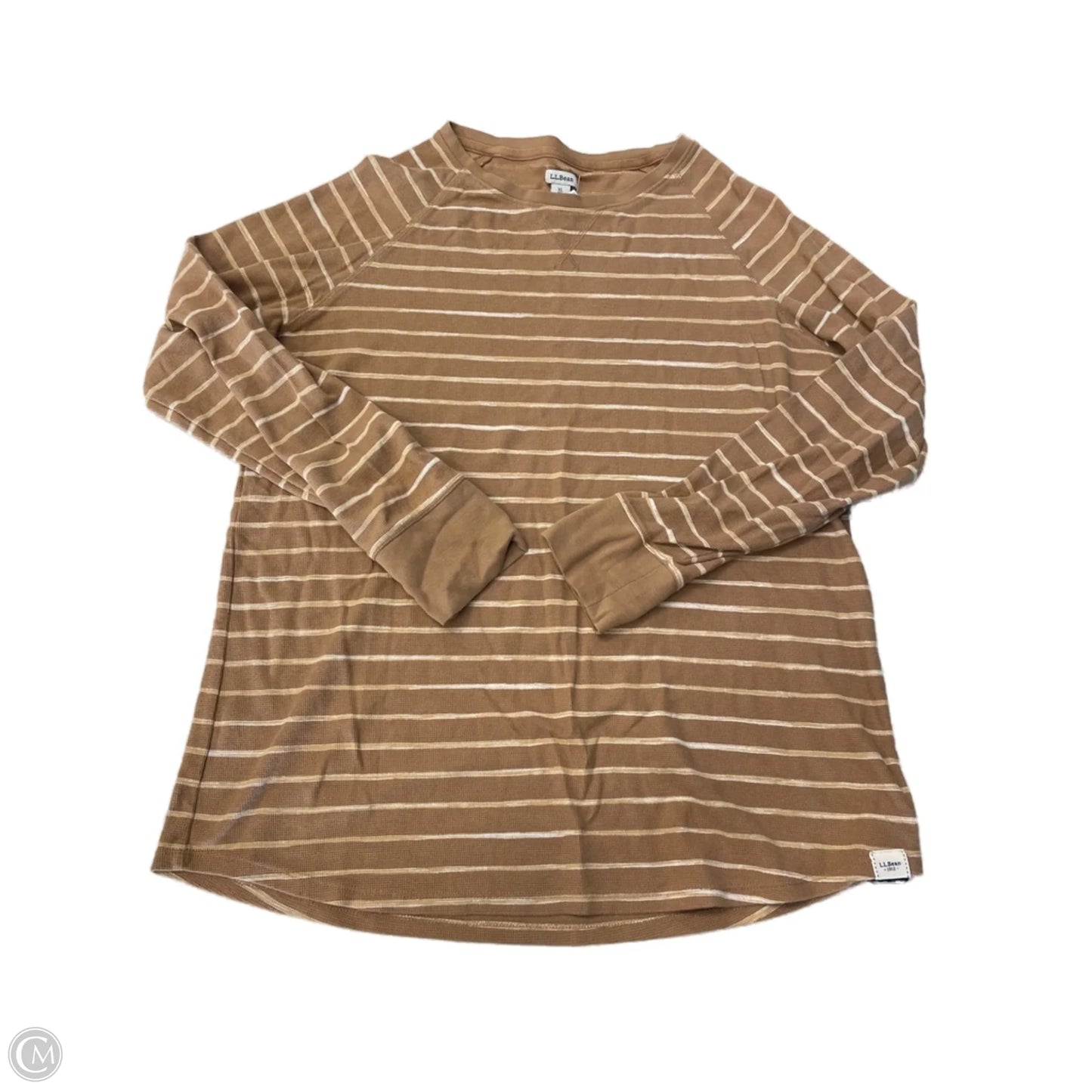 Top Long Sleeve By L.l. Bean In Striped Pattern, Size: Xl