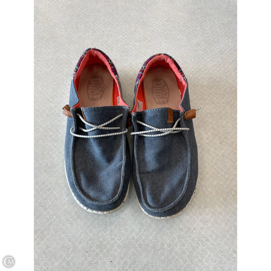 Shoes Flats By Hey Dude In Multi-colored, Size: 7