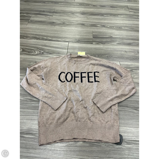 Sweater By Hem & Thread In Brown, Size: S