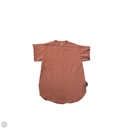 Top Short Sleeve By Clothes Mentor In Brown, Size: S