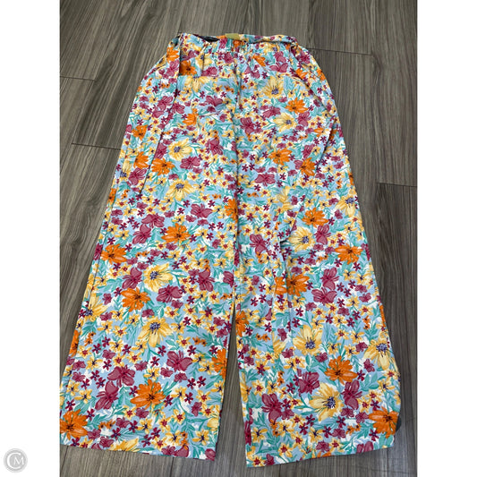 Pants Dress By Emery Rose In Floral Print, Size: S