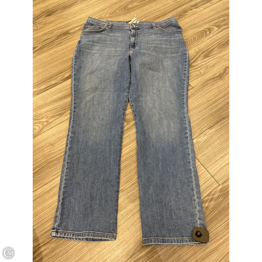 Jeans Straight By Lee In Animal Print, Size: 18