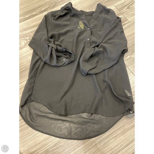Top Long Sleeve By Maurices In Black, Size: 1x