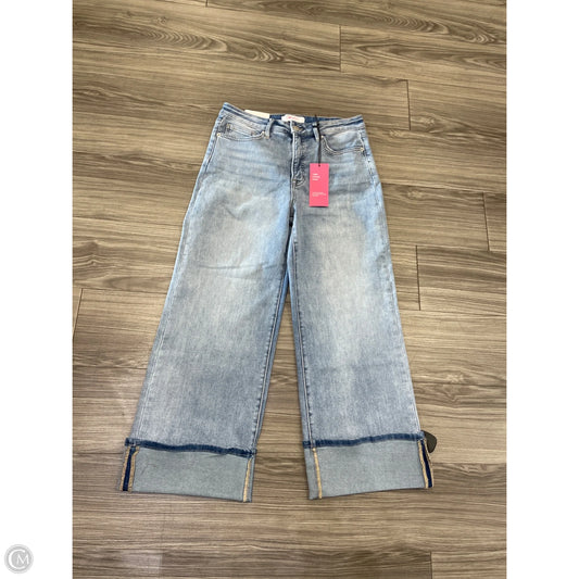 Jeans Wide Leg By Clothes Mentor In Blue Denim, Size: 12