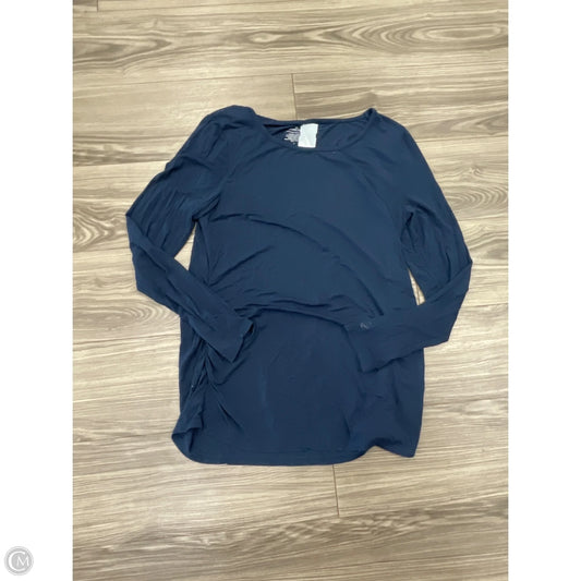 Maternity Athletic Top Long Sleeve By Cuddl Duds, Size: L