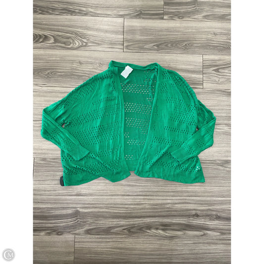 Cardigan By Clothes Mentor In Green, Size: Osfm
