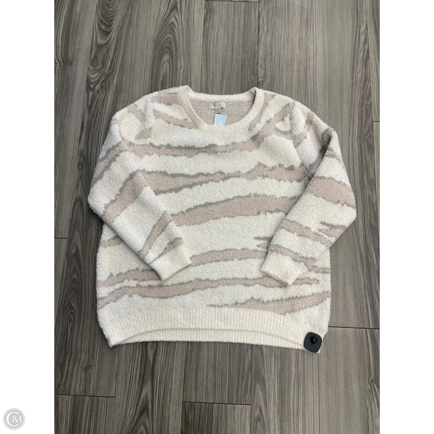Sweater By Barefoot Dreams In Cream, Size: 1x