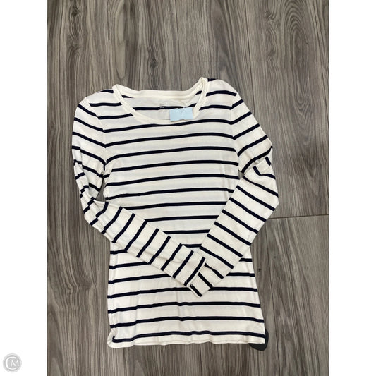Top Long Sleeve By Gap In Striped Pattern, Size: S