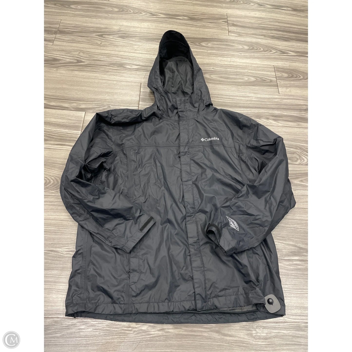 Jacket Windbreaker By Columbia In Black, Size: 1x