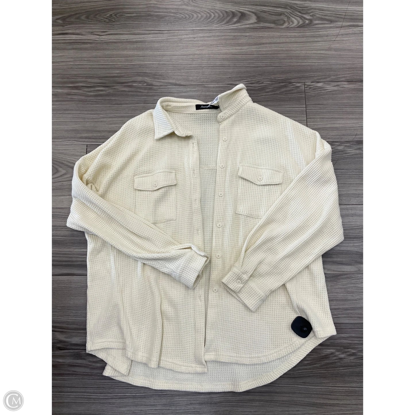 Top Long Sleeve By Automet In White, Size: Xl