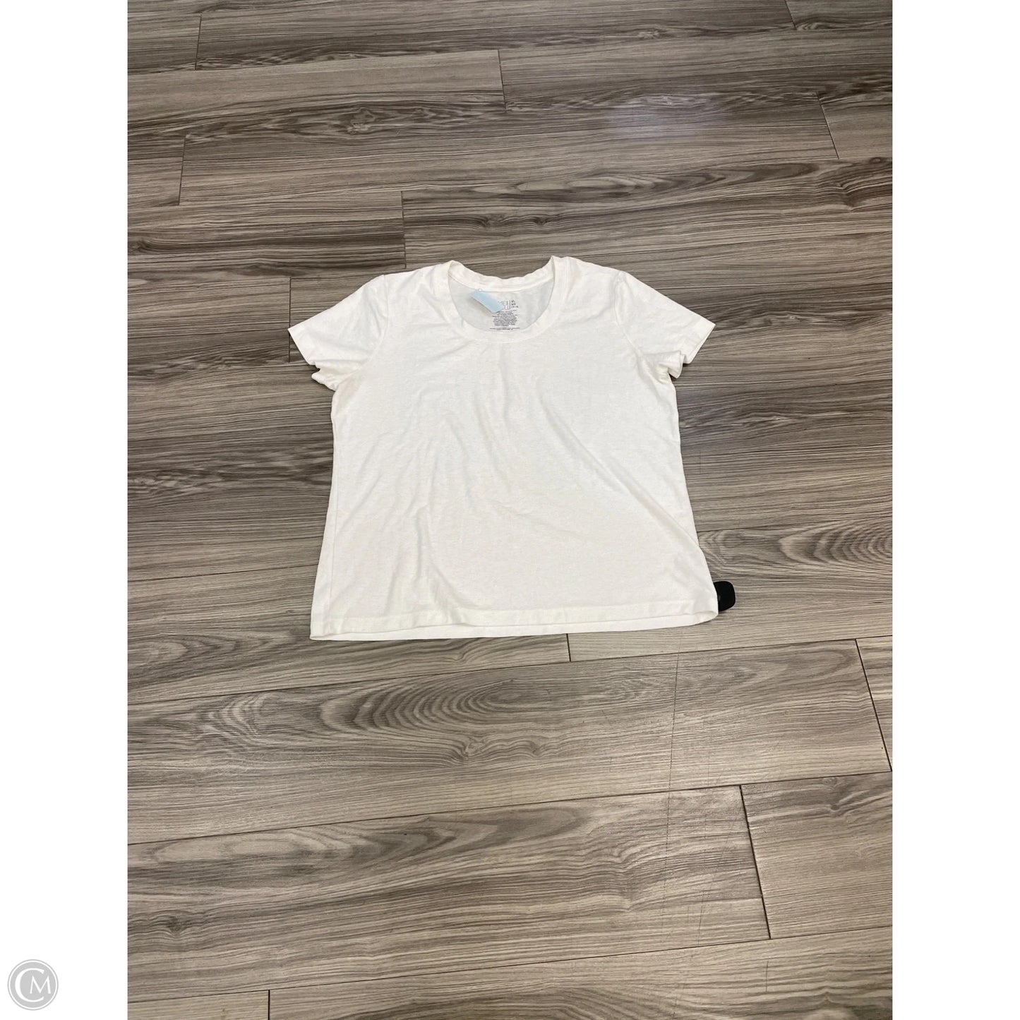 Top Short Sleeve By Time And Tru In White, Size: Xl