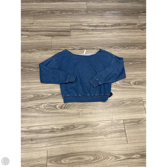 Sweatshirt Crewneck By Fabletics In Blue, Size: M
