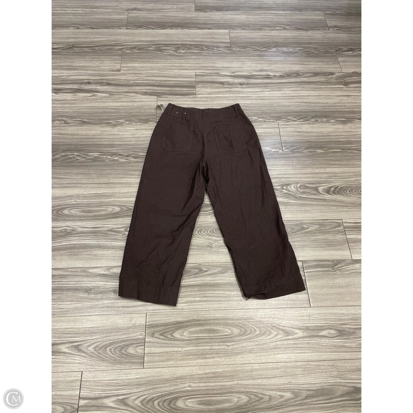 Pants Wide Leg By Nicole Miller In Brown, Size: 10