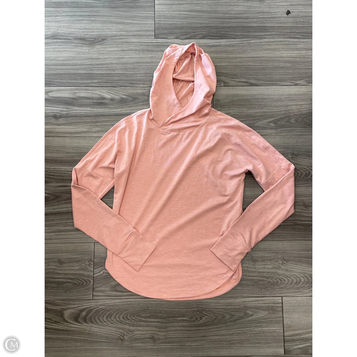 Athletic Top Long Sleeve Collar By Clothes Mentor In Pink, Size: S