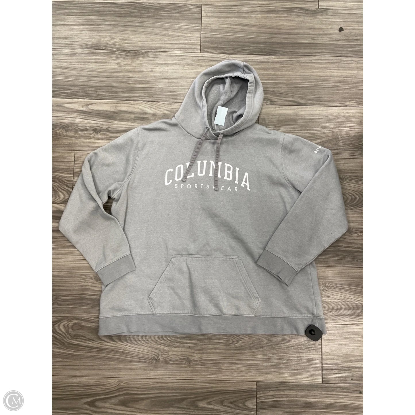 Sweatshirt Hoodie By Columbia In Grey, Size: 3x