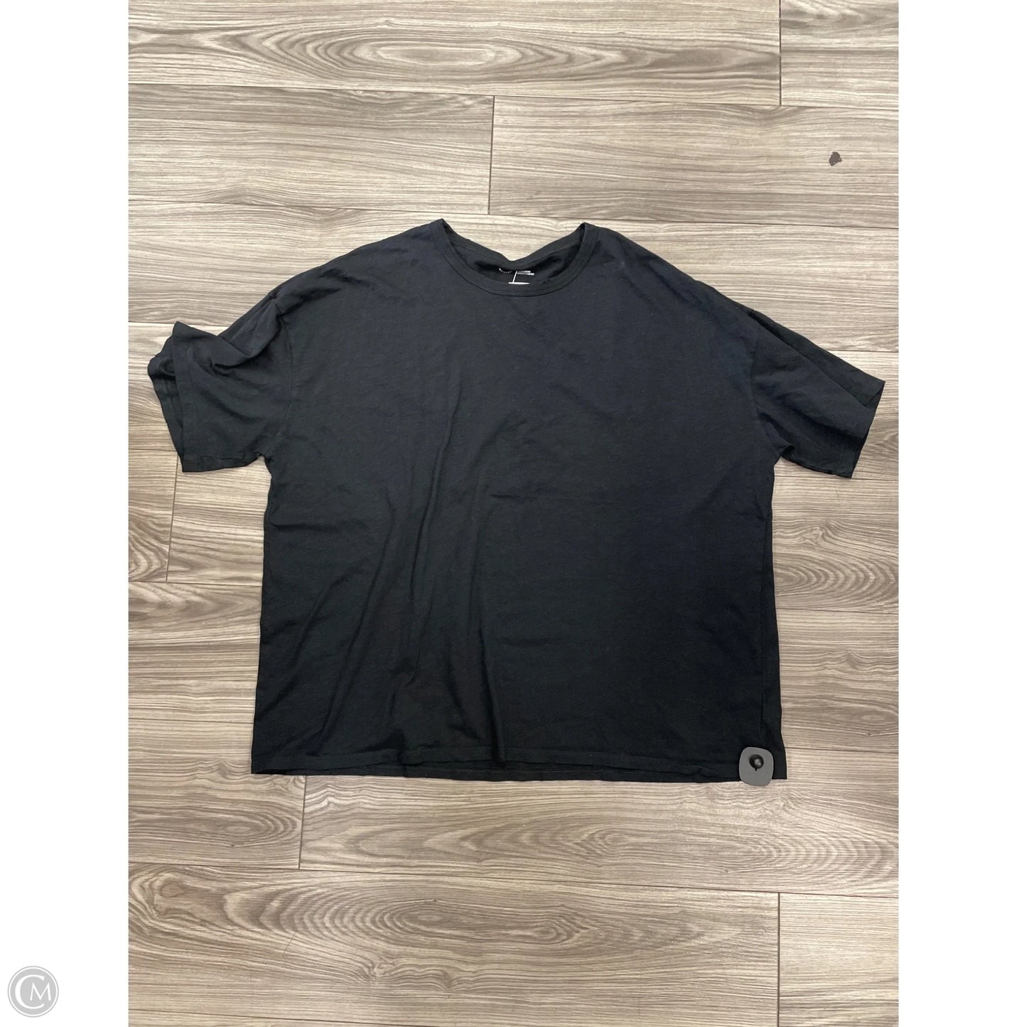 Top Short Sleeve By Aerie In Black, Size: 2x