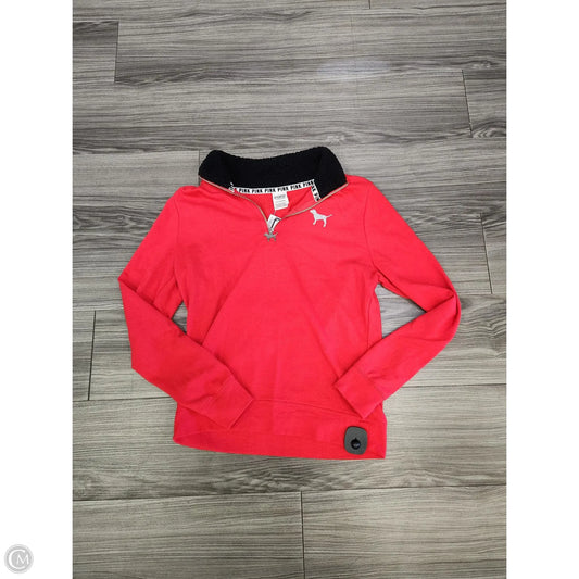 Top Long Sleeve By Pink In Red, Size: S