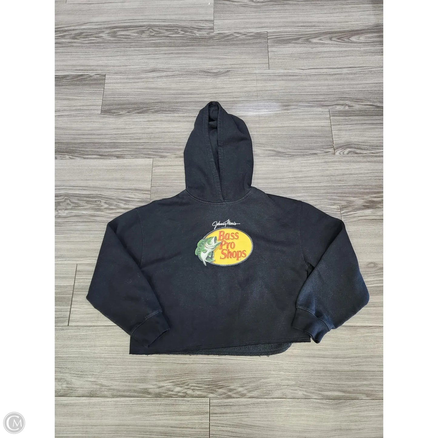 Sweatshirt Hoodie By Clothes Mentor In Black, Size: S