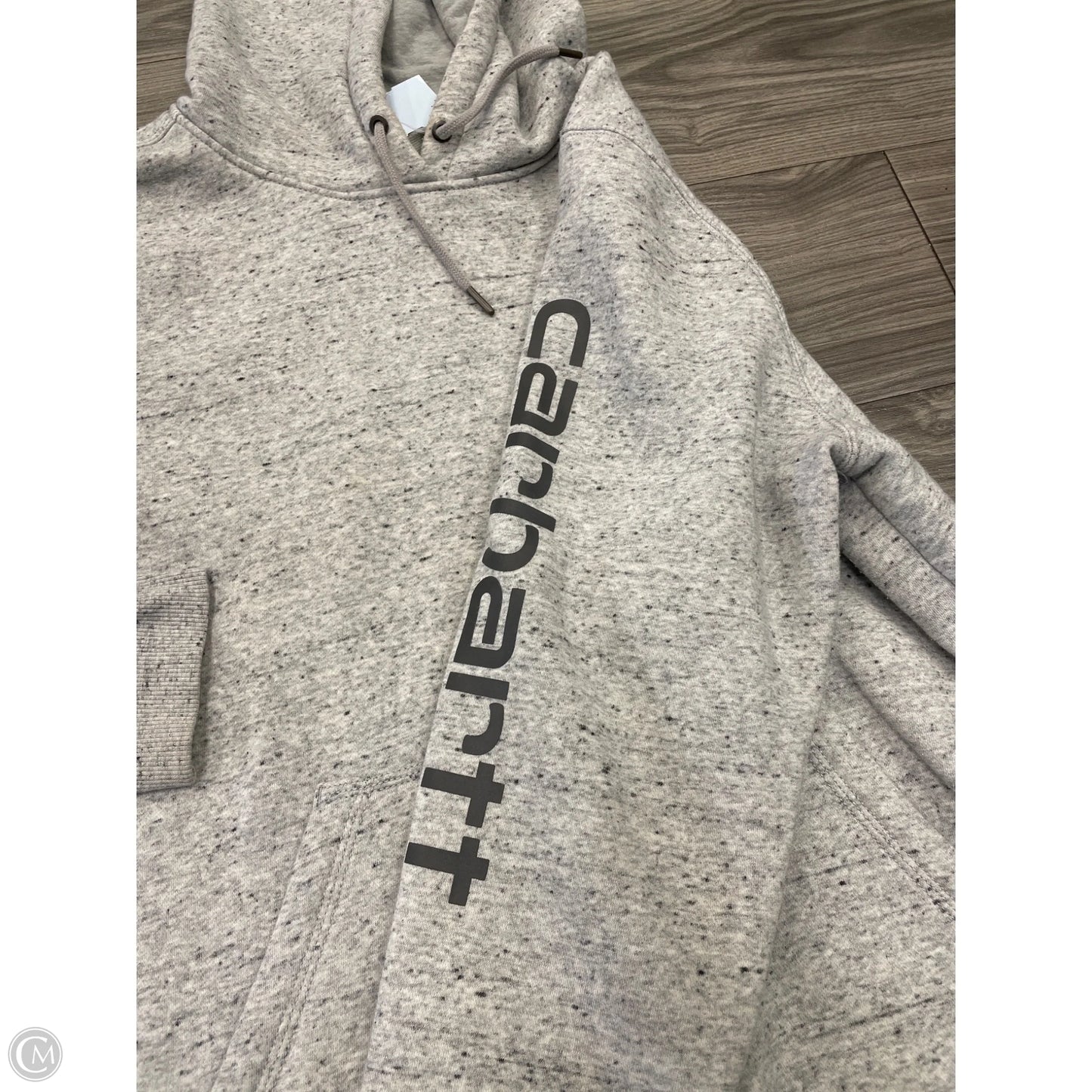 Sweatshirt Hoodie By Carhartt In Grey, Size: Xxl