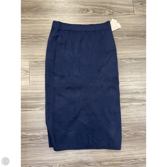 Skirt Maxi By A New Day In Navy, Size: Xxl