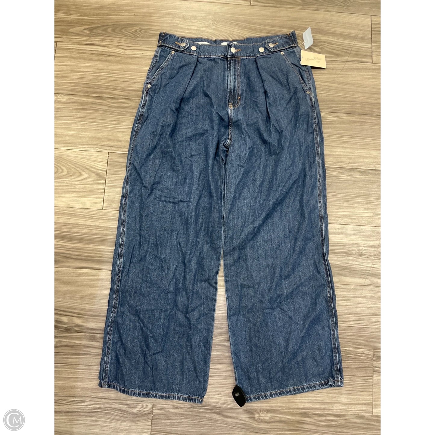 Jeans Wide Leg By Universal Thread In Blue Denim, Size: 12