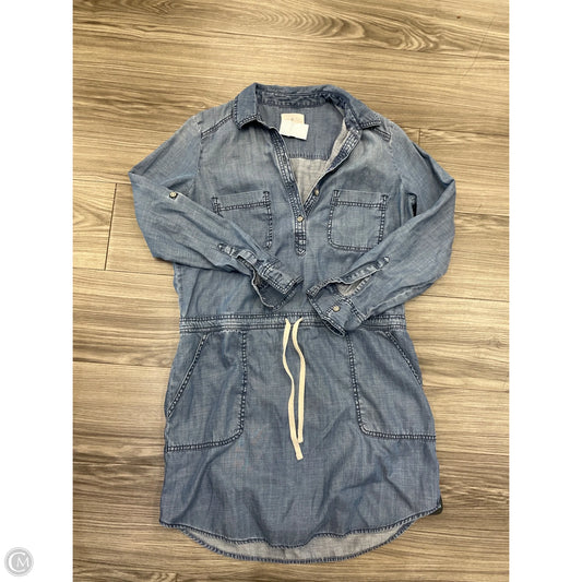 Dress Casual Midi By Lou And Grey In Blue Denim, Size: S