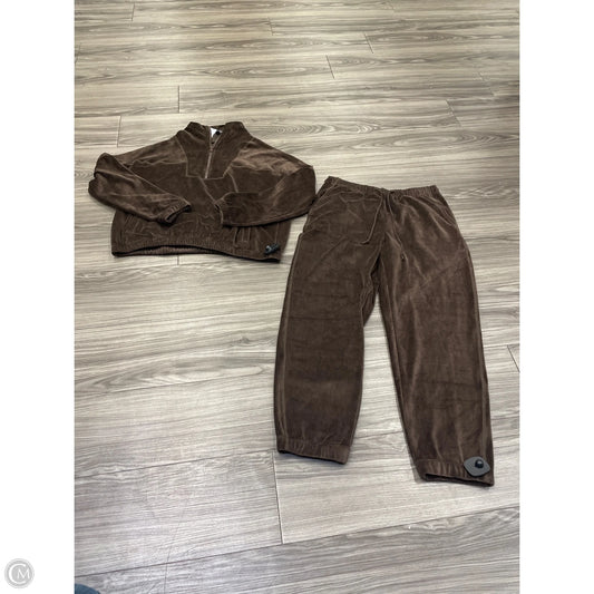 Pants Set 2pc By Grade & Gather In Brown, Size: M