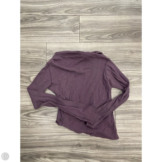 Top Long Sleeve By We The Free In Purple, Size: M