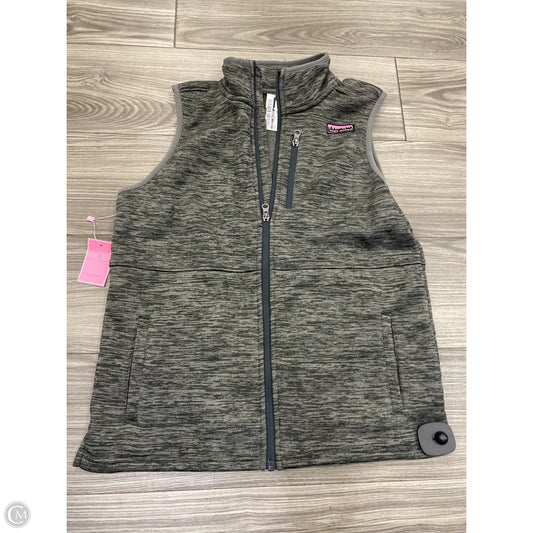 Vest Fleece By Simply Southern In Grey, Size: L