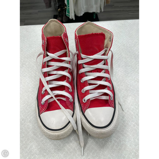 Shoes Sneakers By Converse In Red, Size: 8