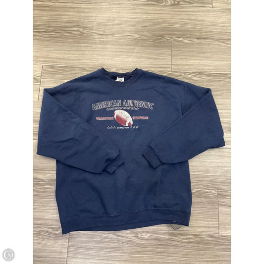 Sweatshirt Crewneck By Cmc In Navy, Size: Xl