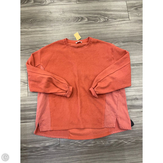 Sweatshirt Crewneck By Bohme In Orange, Size: Xl