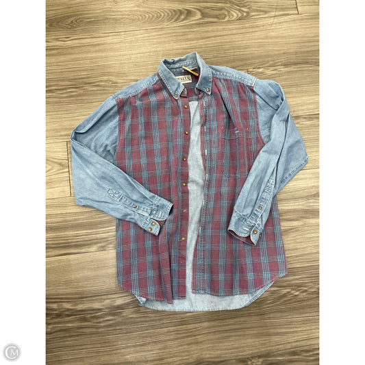 Top Long Sleeve By Falls Creek In Blue, Size: M